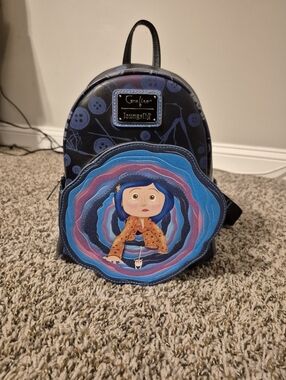 Loungefly coraline gitd mini backpack